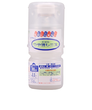 和信ペイント　水溶性　つやけしニス　300mL