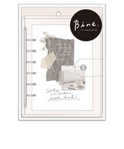マインドウェイブ　Bine　A6クリアバインダー　silver　57955