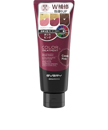 アンナドンナ（anna　donnna）　エブリ（EVERY）　カラートリートメント　カシスピンク