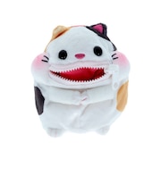 サンスター文具　ぱくぱくポーチ　ほおばりいず　みけねこ