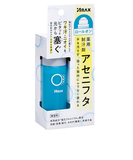 アラクス（ARAX）　薬用制汗剤　アセニフタ　ロールオン　40mL