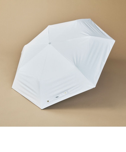 白の頂　ラディクール（RADICOOL）　晴雨兼用折りたたみ傘　プレーン　60cm　ホワイト