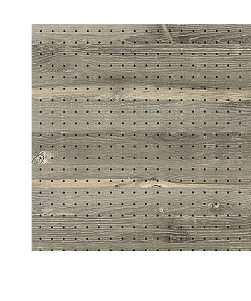 光　木目調パンチングボード　ヴィンテージグレー　910×600mm
