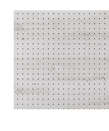 光　木目調パンチングボード　シダーホワイト　600×450mm