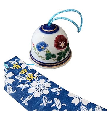 東洋セラミックス　有田焼風鈴　朝顔