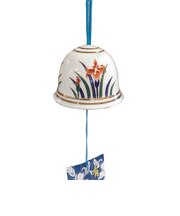 東洋セラミックス　有田焼風鈴　金彩あやめ