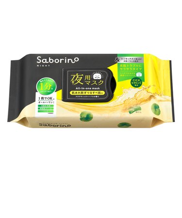 サボリーノ（Saborino）　お疲れさマスク　アンドブラック　サラサラ　32枚入