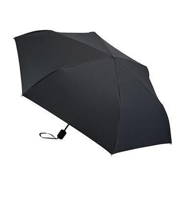 hands＋　東レサマーシールド　晴雨兼用　風に強い折りたたみ傘　55cm　ブラック
