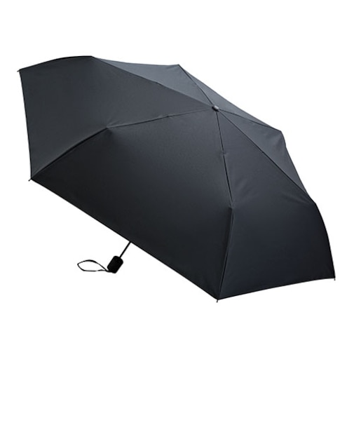 hands＋　東レサマーシールド　晴雨兼用　風に強い折りたたみ傘　60cm　ブラック