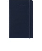 【2026年7月始まり】　モレスキン（MOLESKINE）　18ヶ月クラシックダイアリー　ハードカバー　ラージサイズ　ウィークリーレフト　サファイアブルー　月曜
