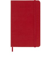 【2026年7月始まり】　モレスキン（MOLESKINE）　18ヶ月クラシックダイアリー　ハードカバー　ポケットサイズ　ウィークリーレフト　スカーレットレッド　