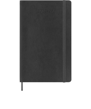 【2026年7月始まり】　モレスキン（MOLESKINE）　18ヶ月クラシックダイアリー　ソフトカバー　ラージサイズ　ウィークリーレフト　ブラック　月曜始まり