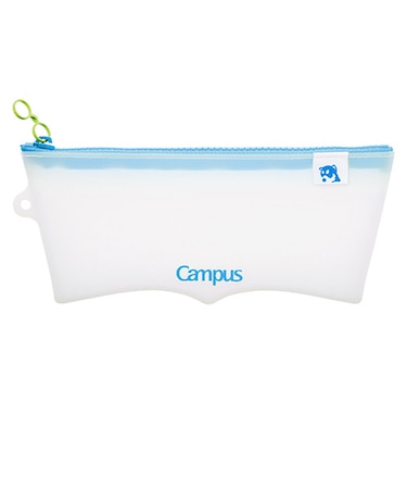 コクヨ（KOKUYO）　Zoff×Campus　限定キャンパス　本に寄り添うペンケース＜Zoff＞　ブルー