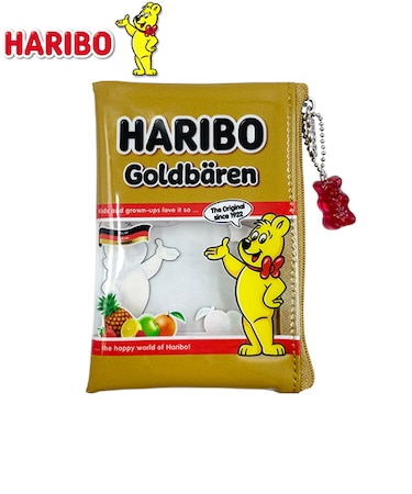 ハリボー（HARIBO）　クリアポーチ　ゴールトベア