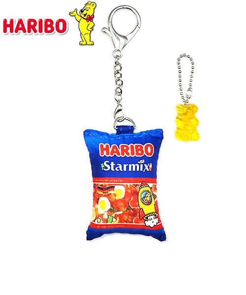 ハリボー（HARIBO） ミニクッションキーホルダー スターミックス