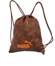 プーマ（PUMA）　合皮ナップサック　J20321　ブラウン