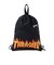 スラッシャー（THRASHER）　ロゴ　ナップザック　4L　THーW　ブラック／イエロー