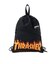 スラッシャー（THRASHER）　ロゴ　ナップザック　4L　THーW　ブラック／イエロー
