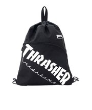 スラッシャー(THRASHER) ロゴ ナップザック 4L TH-W ブラック/シロ