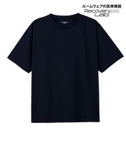 宝島社 リカバリープロラボ(Recoverypro Lab.) 疲労回復ウェア 半袖クルーネック ネイビー XL (一般医療機器)