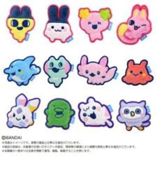 バンダイナムコヌイ　たまごっち　ぬいピン　Tamagotchi　Paradise　単品ランダム12種