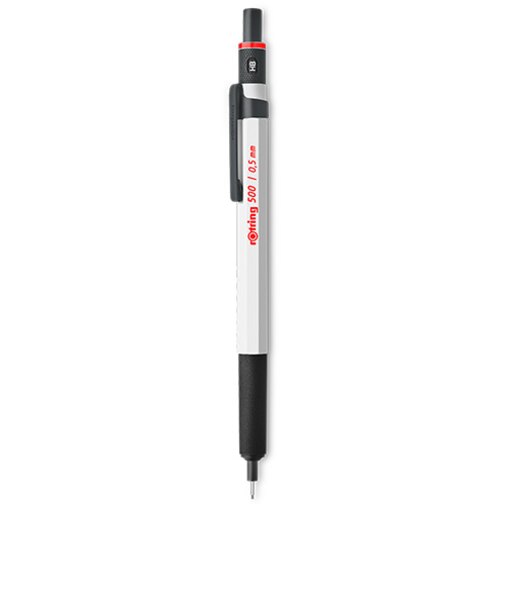 ロットリング（rOtring）　500　メカニカルペンシル　0.5mm　2218725H　ホワイト