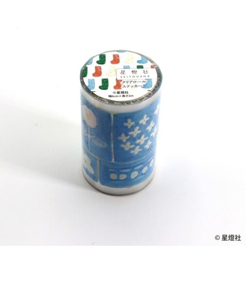 コマモノラボ（Komamono　Lab）　クリアロールステッカー　星燈社