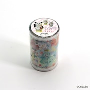 コマモノラボ（Komamono　Lab）　クリアロールステッカー　CYILABO
