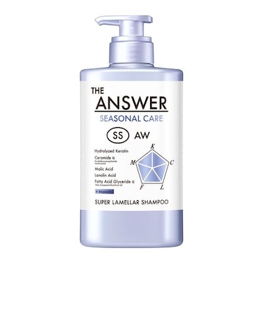 花王　ジアンサー（THE　ANSWER）　シーズナルケア　SS　スーパーラメラシャンプー　ポンプ　400mL
