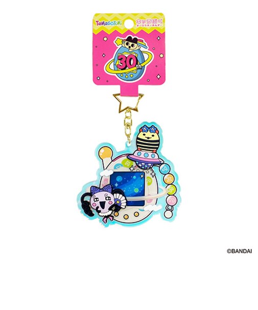 トーマントイズ　キャラぷくオーロラキーホルダー　CP-TG6-超じんせーエンジョイ!たまごっちプラス