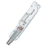 コクヨ（KOKUYO）　トランスペアレント　メカニズム（TRANSPARENT　MECHANISM）　2Way携帯ハサミ　ハコアケ（スタンダード刃・TM）　ホワ