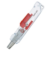 コクヨ(KOKUYO) トランスペアレント メカニズム(TRANSPARENT MECHANISM) 2Way携帯ハサミ ハコアケ(スタンダード刃・TM) レッ