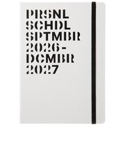 【2026年9月始まり】　ラコニック（LACONIC）　仕事計画　インデックスダイアリー　ハード　B6　ウィークリーブロック　LKS74-230　ホワイト　月曜