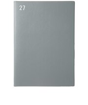 【2026年9月始まり】　ラコニック（LACONIC）　仕事計画　ワークダイアリー　年号　A5　ウィークリーバーチカルレフト　LALS91-270　グレー　月曜