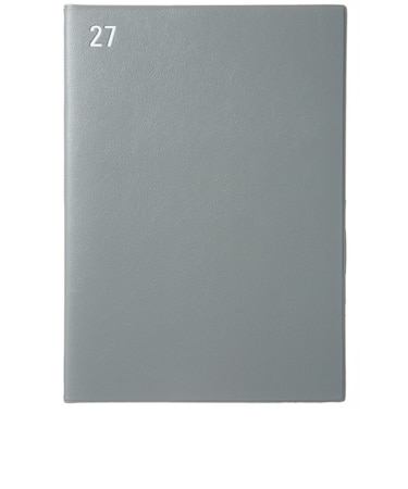 【2026年9月始まり】　ラコニック（LACONIC）　仕事計画　ワークダイアリー　年号　A5　ウィークリーバーチカルレフト　LALS91-270　グレー　月曜