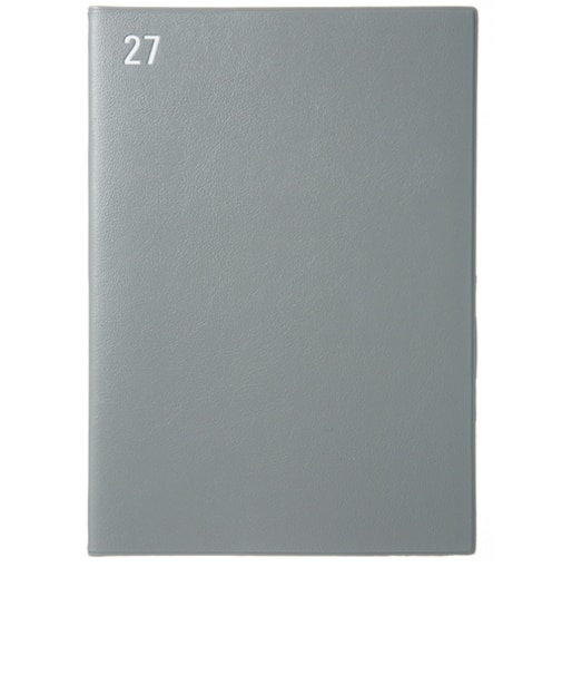【2026年9月始まり】　ラコニック（LACONIC）　仕事計画　ワークダイアリー　年号　A5　ウィークリーバーチカルレフト　LALS91-270　グレー　月曜