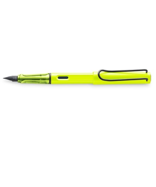 ラミー（LAMY）　サファリ　万年筆　F（細字）　L0C8F　ネオンイエロー　【数量限定】