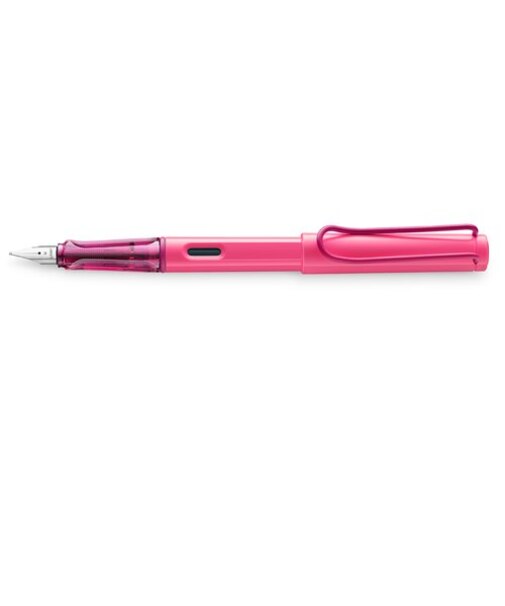 ラミー（LAMY）　サファリ　万年筆　F（細字）　L0C9F　ネオンピンク　【数量限定】