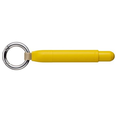 アンドノット（＆knot）　カラビナ付きボールペン　ジェットストリームインサイド　0.5mm　SX-AK-05　ジンジャーイエロー