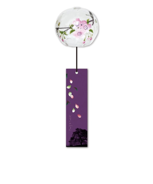 木之本漆器店　ぎやまん風鈴　山桜　R350