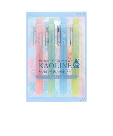 サンスター文具　パフュームカラーマーカー　カオライン（KAOLINE）　セントオブプロミスセット