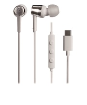 オーディオテクニカ(audio-technica) USB TYPE-C用イヤホン ATH-CKD30C ホワイト