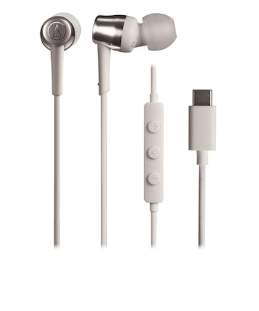 オーディオテクニカ（audio-technica）　USB　TYPE-C用イヤホン　ATH-CKD30C　ホワイト