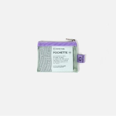 パピエティグル（PAPIER　TIGRE）　メッシュポーチ　POCKET　XSサイズ　Lilac　Mint