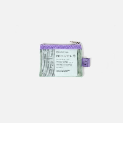 パピエティグル（PAPIER　TIGRE）　メッシュポーチ　POCKET　XSサイズ　Lilac　Mint