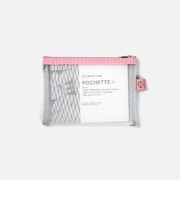 パピエティグル（PAPIER　TIGRE）　メッシュポーチ　POCKET　Sサイズ　White