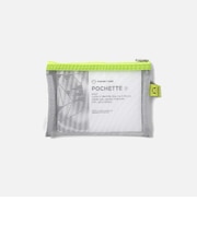 パピエティグル（PAPIER　TIGRE）　メッシュポーチ　POCKET　Sサイズ　Grey