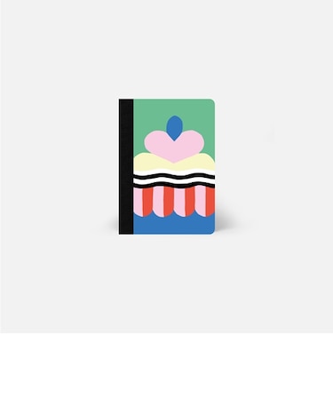 パピエティグル（PAPIER　TIGRE）　ノートブック　A6　BOLD　Ice