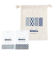 ロディア(RHODIA) KisshoMonyo巾着セット B