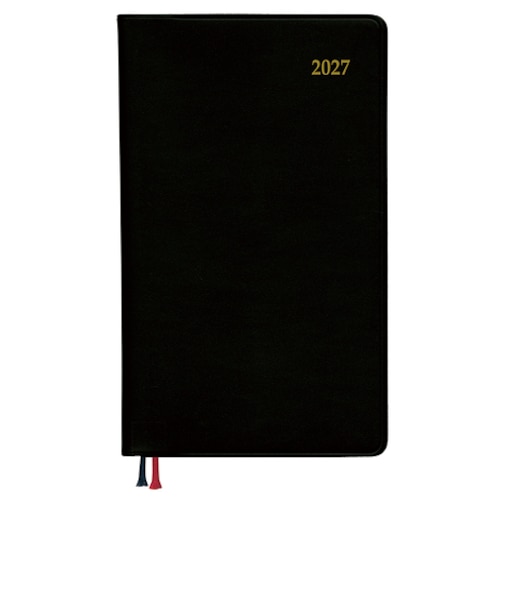 【2026年9月始まり】　ダイゴー　Appoint　ベーシック　S　ウィークリーレフト　E2310　ブラック　月曜始まり